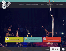 Tablet Screenshot of ecoledecirque.com